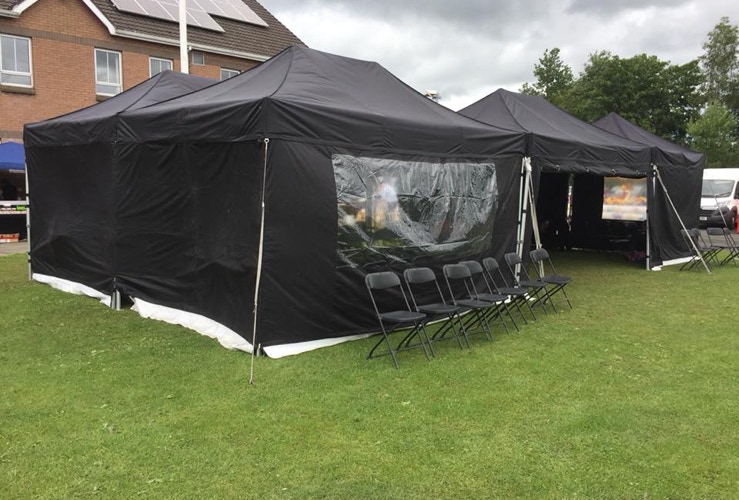 pop up marquee hire northern ireland