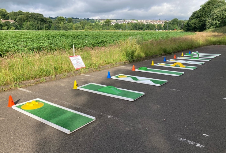 Mobile crazy golf hire Northern Ireland