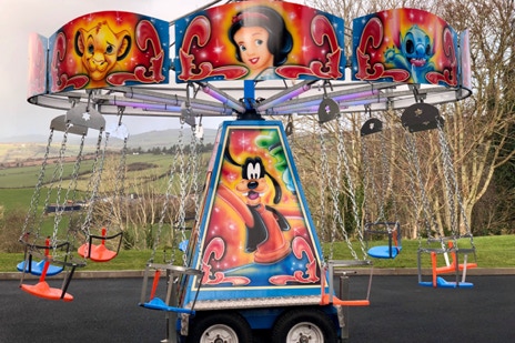 Chairoplane amusement ride hire