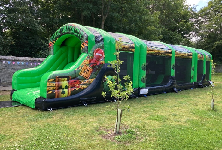 large inflatable obstacle course hire northern ireland