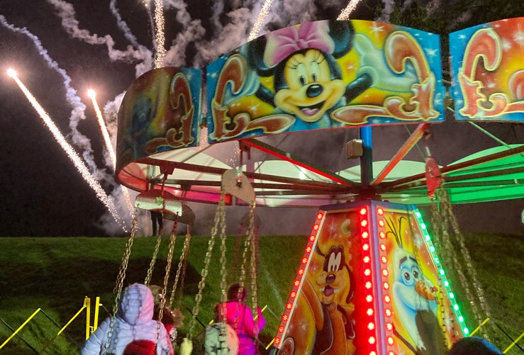 Chairoplane amusement ride hire Northern Ireland