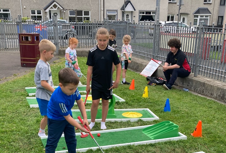 portable mini golf hire northern ireland