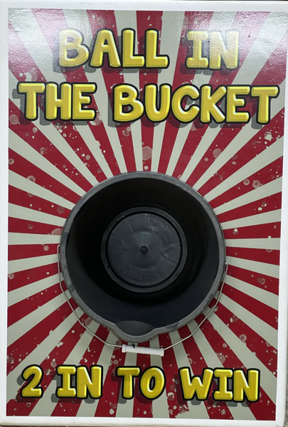 ball in the bucket carnival game hire northern ireland