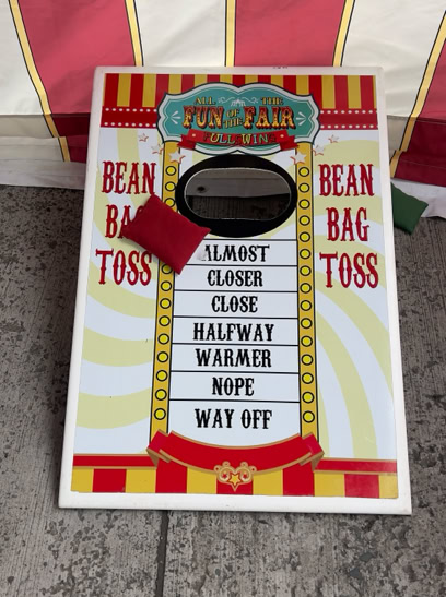 bean bag toss carnival game hire northern ireland