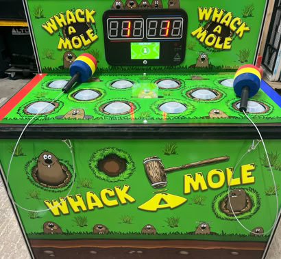 Whack a mole interactive game hire Northern Ireland