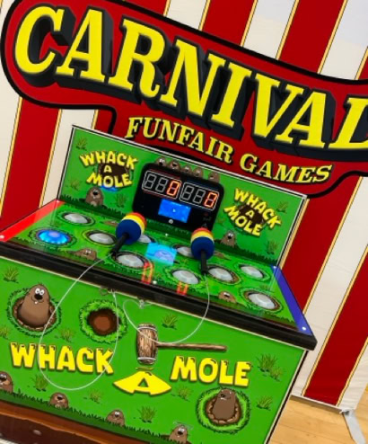 Whack a mole carnival game hire northern ireland