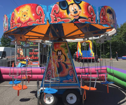 chair'oplane amusement ride hire northern ireland