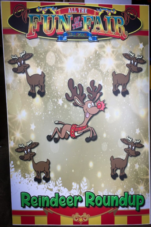 Christmas carnival games reindeer round up for hire
