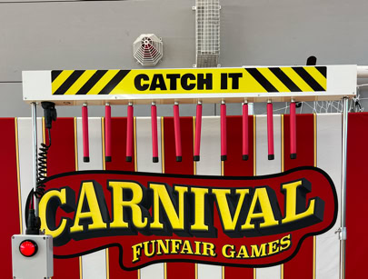 Catch it. quick reaction Carnival game hire Northern Ireland