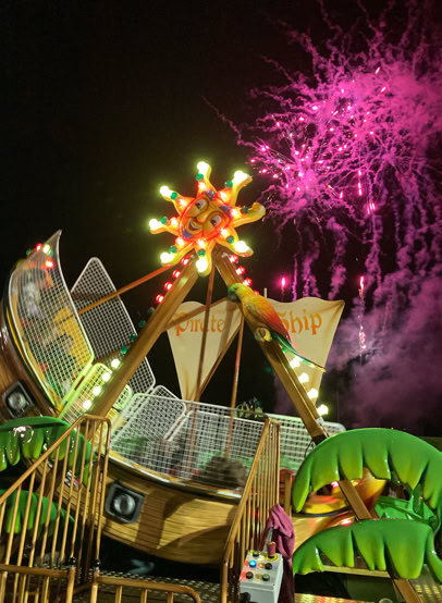 Pirate boat fairground ride hire Northern Ireland