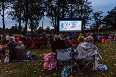 Outdoor mobile cinema hire Mid Ulster Northern Ireland